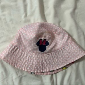 Minnie Mouse Disney Junior Toddler Reversible Sun Hat Bucket Hat One Size Pink
